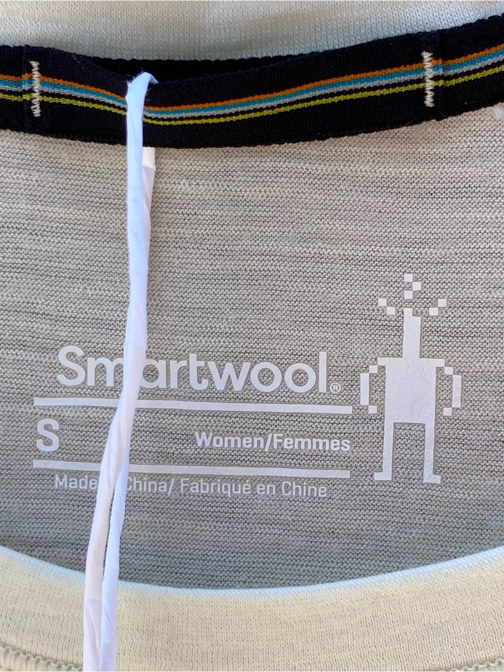 Smartwool All Season Women's Lightweight Long Sleeve Crew - Pale Yellow Cream - Picture 4 of 4